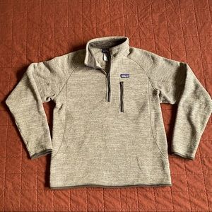 Mens Patagonia Better Sweater, Light Brown, Medium